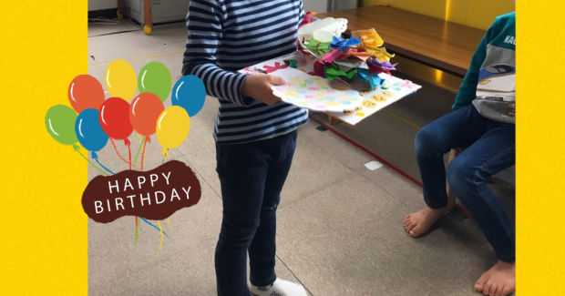 お誕生会と送る会♪