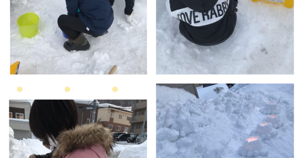 雪あかりの路＆雪遊び♪