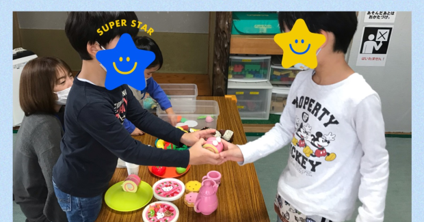 大人気！　お買い物ごっこ